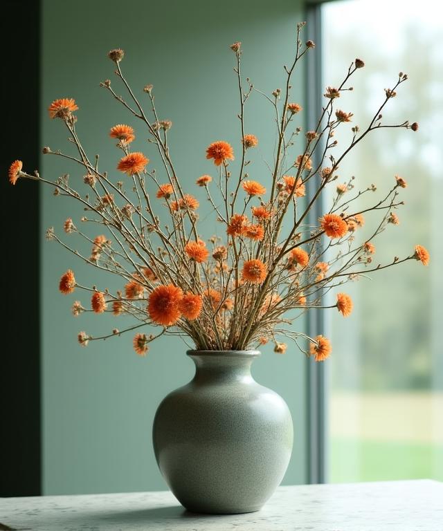 Artistic floral arrangement following Socratic principles